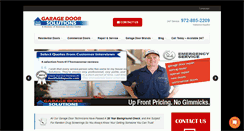 Desktop Screenshot of garagedoorsolutionstx.com